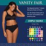 Vanity Fair 72204 Flexes To Fit T-Shirt Bra Lined Wire Free Women XL XLarge  Blue 