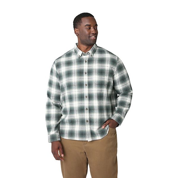 Big & Tall Eddie Bauer Everyday Flex Flannel Regular-Fit Plaid