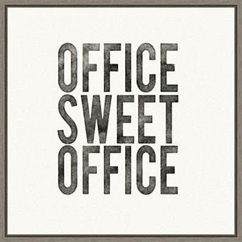 Amanti Art Work from Home I Framed Canvas Wall Art