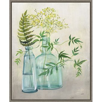 Amanti Art Woodland Greenery I Framed Canvas Wall Art