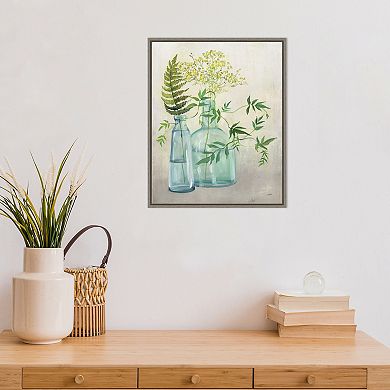 Amanti Art Woodland Greenery I Framed Canvas Wall Art