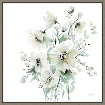 Amanti Art Secret Garden Bouquet I Framed Canvas Wall Art