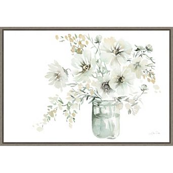 Amanti Art Sunrise Bouquet Framed Canvas Wall Art