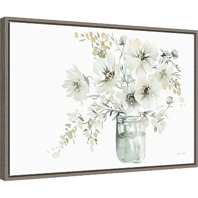 Amanti Art Sunrise Bouquet Framed Canvas Wall Art
