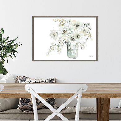 Amanti Art Sunrise Bouquet Framed Canvas Wall Art