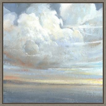 Amanti Art Passing Storm Clouds II Framed Canvas Wall Art