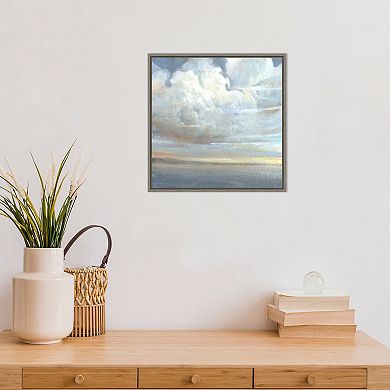 Amanti Art Passing Storm Clouds II Framed Canvas Wall Art