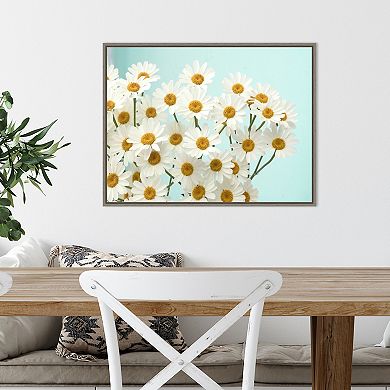 Amanti Art Daisy Love II Framed Canvas Wall Art