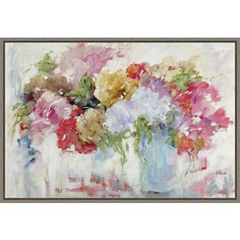 Amanti Art Hope Springs Floral Framed Canvas Wall Art