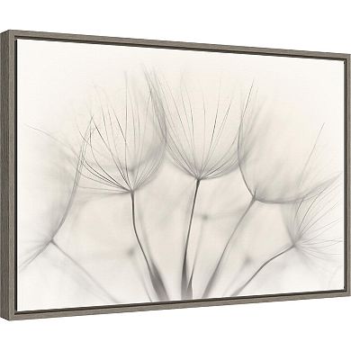 Amanti Art Floral Wisps Framed Canvas Wall Art