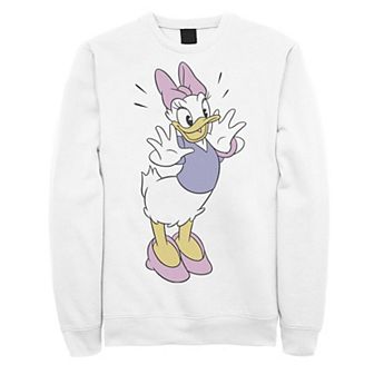 Disney's Daisy Duck Ecstatic Pose Portrait Men's Sweatshirt