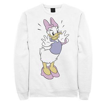Disney's Daisy Duck Ecstatic Pose Portrait Men's Sweatshirt