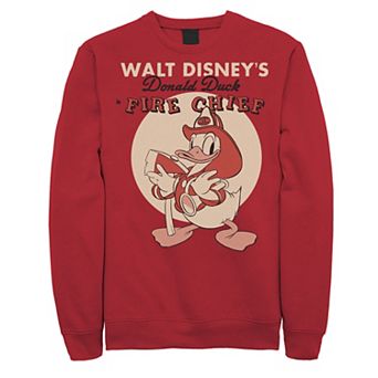 Disney's Donald Duck Men's Fire Chief Sweatshirt