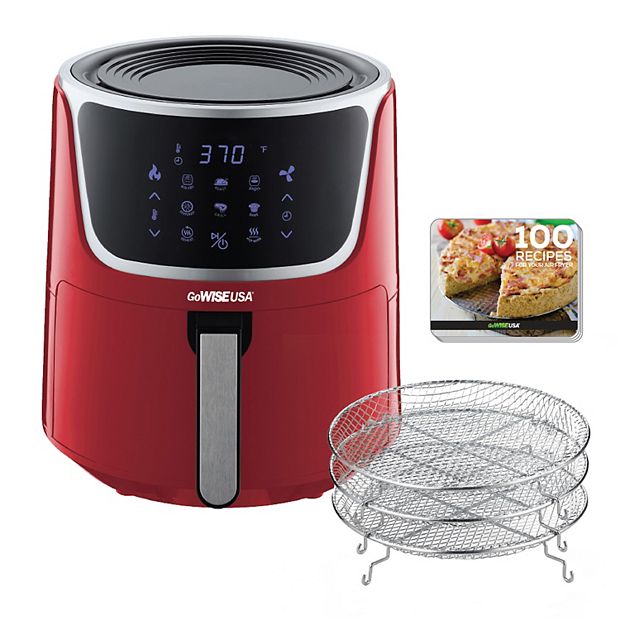 GoWISE USA GW22966 Fryer & Dehydrator Electric Air Fryer with