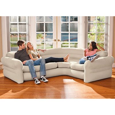 Intex Inflatable Corner Sofa Beige