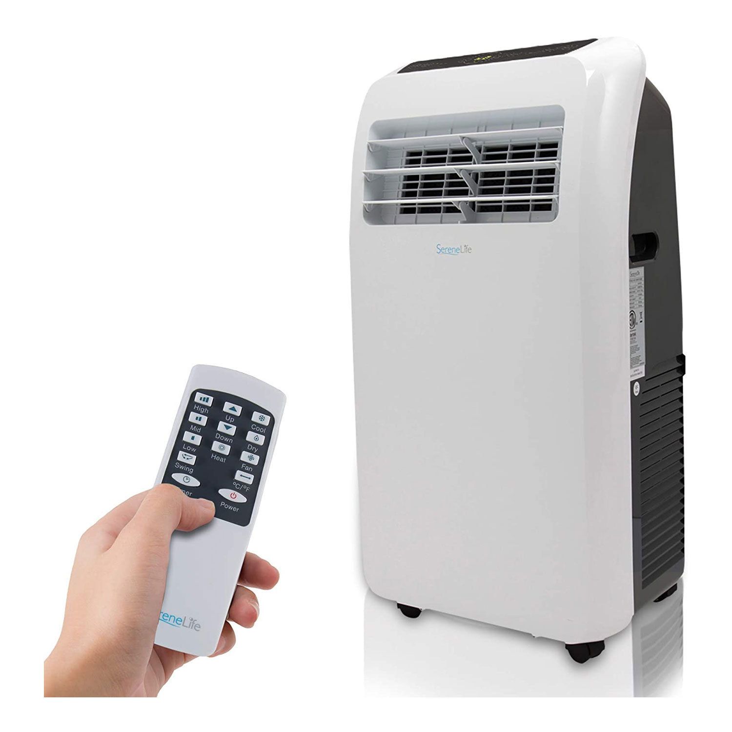 14000 BTU Portable Air Conditioner with App and WiFi Control-White