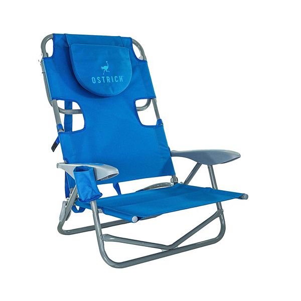 Ostrich Onyourback Outdoor Reclining Beach Lounge Pool Camping Chair