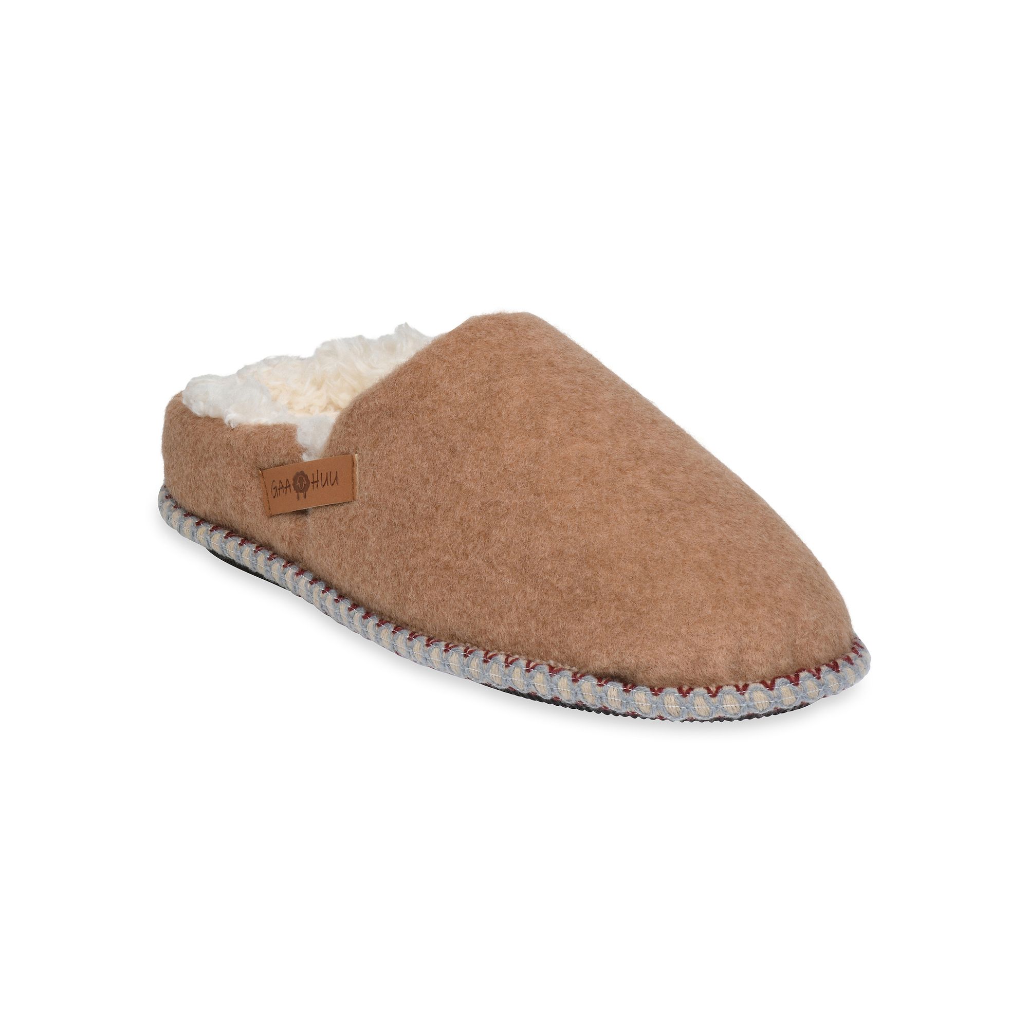 Womens GaaHuu® Felted Clog Slippers, Size: Small