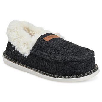 GaaHuu® Textured Knit Women's Moccasin Slippers
