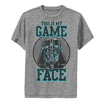 Boys 8-20 Star Wars My Game Face Darth Vader Poster Performance Graphic Tee