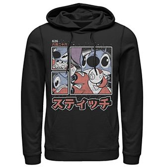 Disney's Lilo & Stitch 626 Stitch Day Kanji Panels Men's Hoodie
