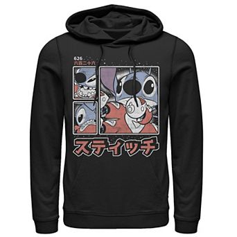 Disney's Lilo & Stitch 626 Stitch Day Kanji Panels Men's Hoodie