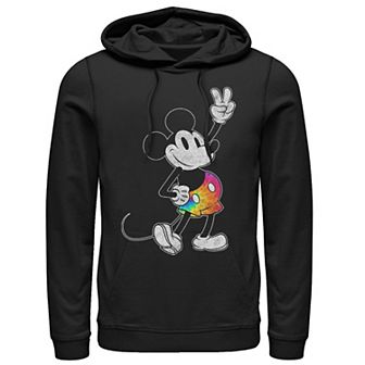 Disney's Mickey & Friends Mickey Men's Tie Dye Pants Portrait Hoodie
