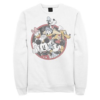 Disney's Mickey & Friends Men's Classic Group Shot Sweatshirt