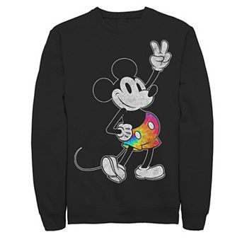 Disney's Mickey And Friends Mickey Tie Dye Pants Portrait Men's Sweatshirt