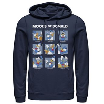 Disney's Mickey & Friends Donald Duck Men's Moods Box Up Hoodie