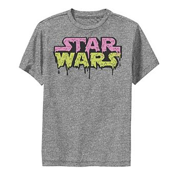 Boys 8-20 Star Wars Drippy Halloween Logo Performance Graphic Tee
