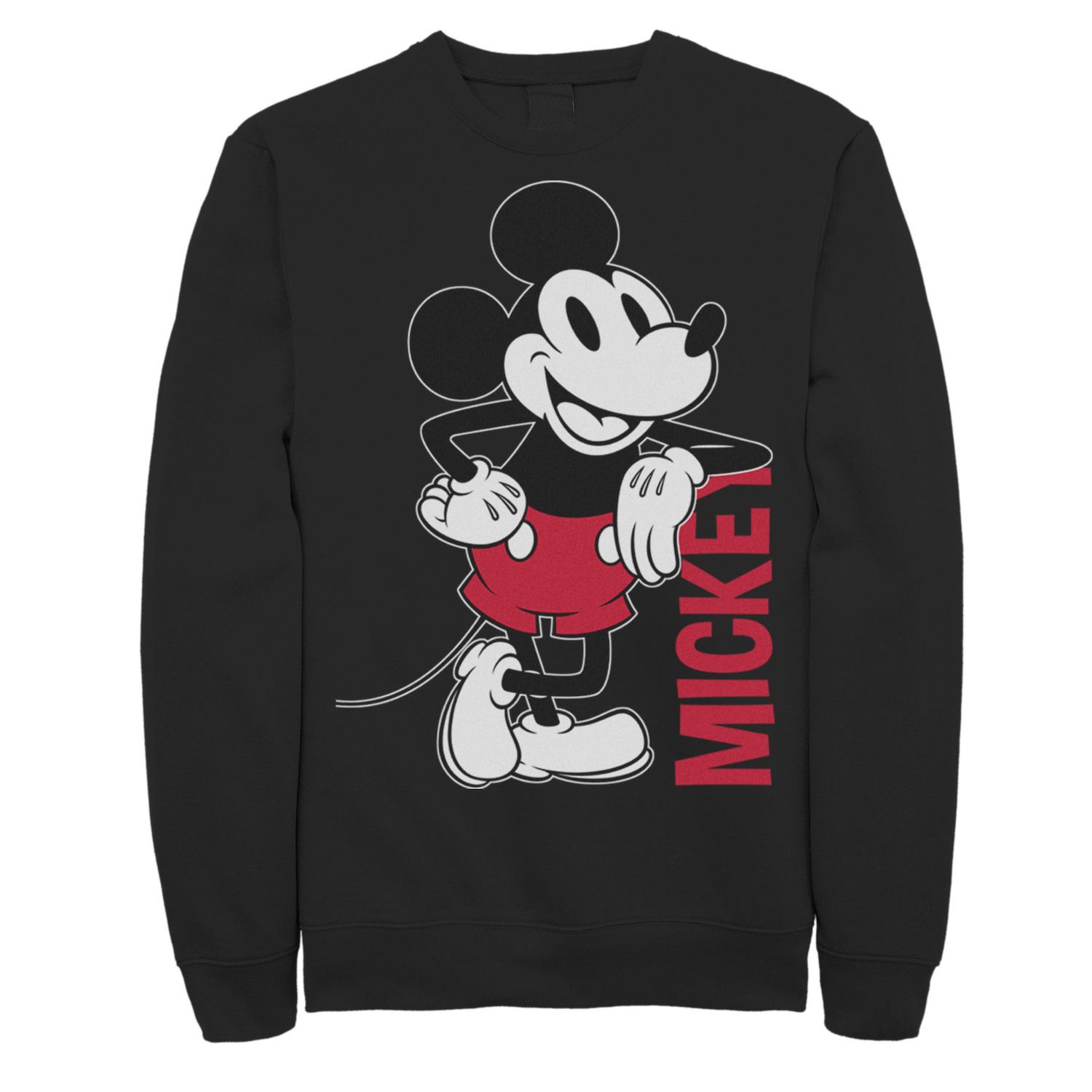 Image for Disney Men's Mickey Mouse Vintage Mickey Outline Sweatshirt at Kohl's.