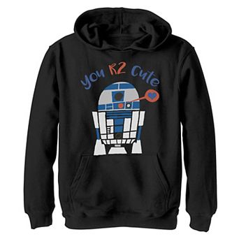 Boys 8-20 Star Wars R2-D2 Too Cute Valentine's Day s Graphic Fleece Hoodie
