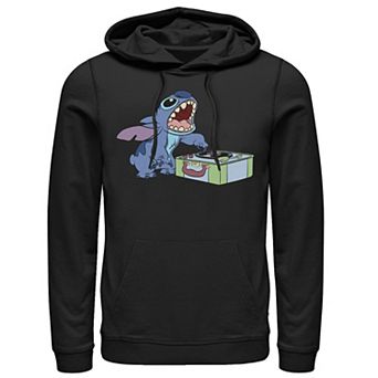 Disney's Lilo & Stitch Record Player Stitch Men's Hoodie