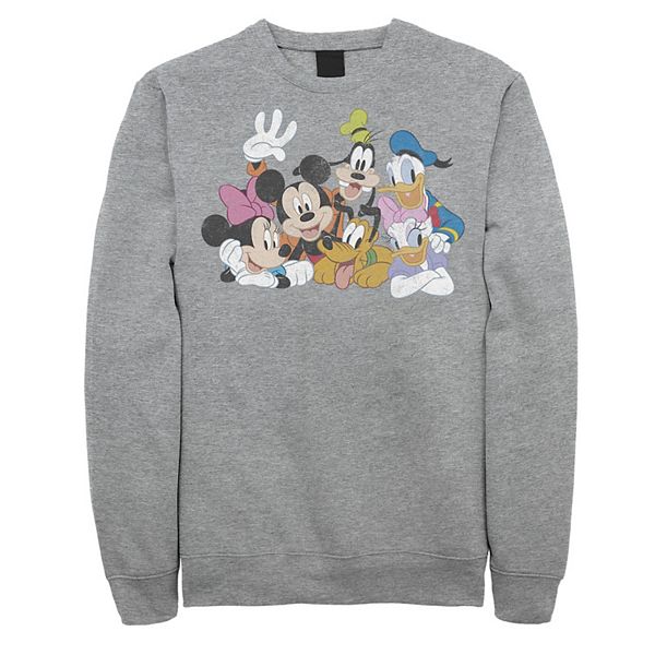 Disney Homme Mickey Mouse Letters Sweat-Shirt