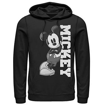 Disney's Mickey Mouse Men's Leaning on Name Hoodie