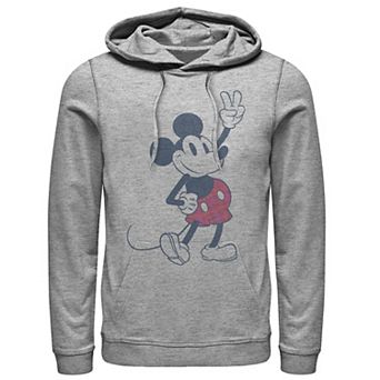 Disney's Mickey & Friends Mickey Mouse Men's Plaid Shorts Hoodie