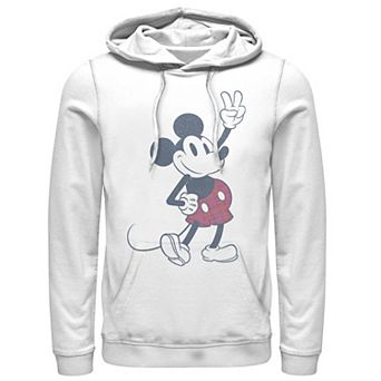 Disney's Mickey & Friends Mickey Mouse Men's Plaid Shorts Hoodie