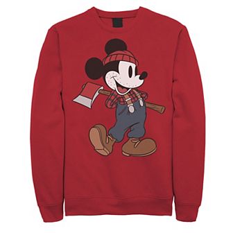 Disney's Mickey Mouse Men's Lumberjack Outfit Sweatshirt
