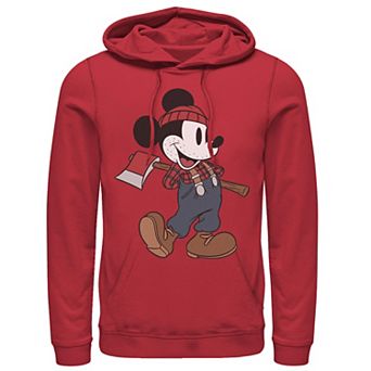 Disney's Mickey Mouse Lumberjack Outfit Men's Hoodie