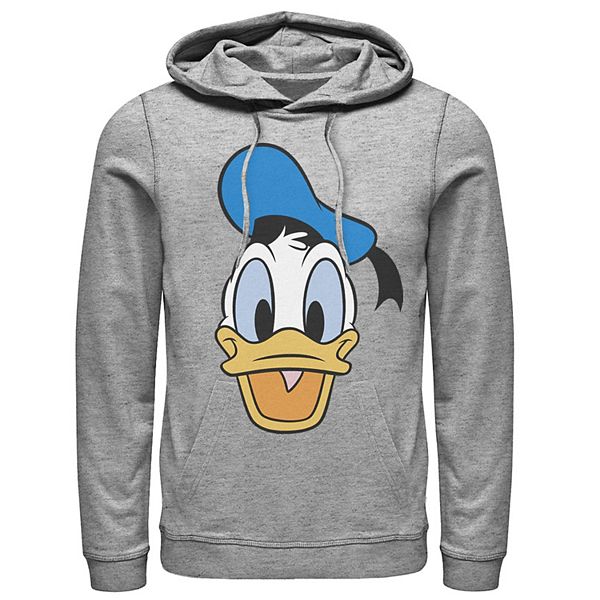 Disney s Mickey Friends Donald Duck Big Face Men s Hoodie