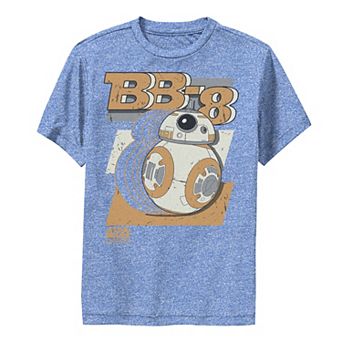 Boys 8-20 Star Wars Resistance BB-8 Roll On Rectangles Performance Graphic Tee