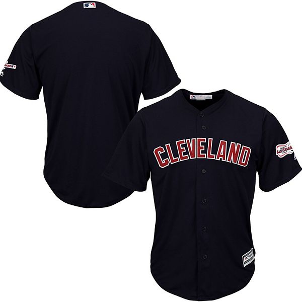 Cleveland Indians MLB White Majestic Cool Base Jersey Mens Sz Small