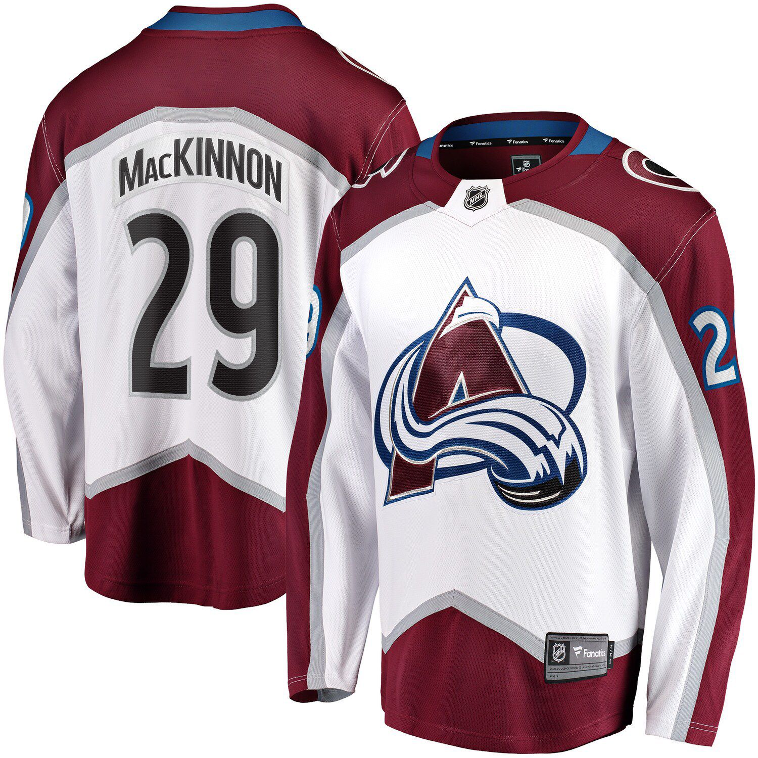 Outerstuff Nathan MacKinnon Colorado Avalanche Youth Premier Player Jersey - Burgundy