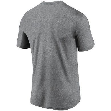 Men's Nike Gray Los Angeles Dodgers Wordmark Legend Performance T-Shirt