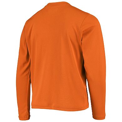 Youth Texas Orange Texas Longhorns PFG Terminal Tackle Long Sleeve Omni-Shade T-Shirt