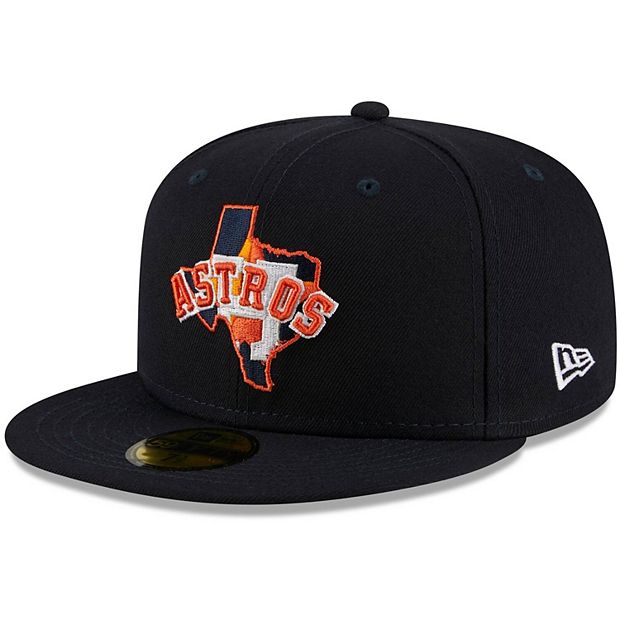 Men's Houston Astros New Era Navy Icon 59FIFTY Fitted Hat