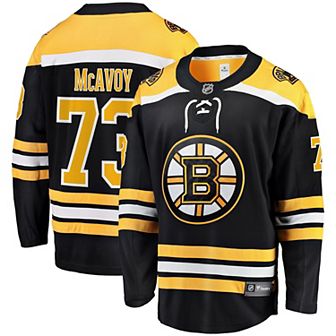 Men's Fanatics Branded Charlie McAvoy Black Boston Bruins Home Premier Breakaway Player Jersey