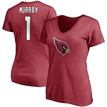 Women's Fanatics Kyler Murray Cardinal Arizona Cardinals Player Icon Name & Number V-Neck T-Shirt