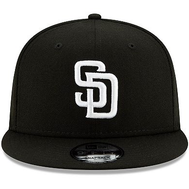 Men's New Era Black San Diego Padres 9FIFTY Adjustable Hat